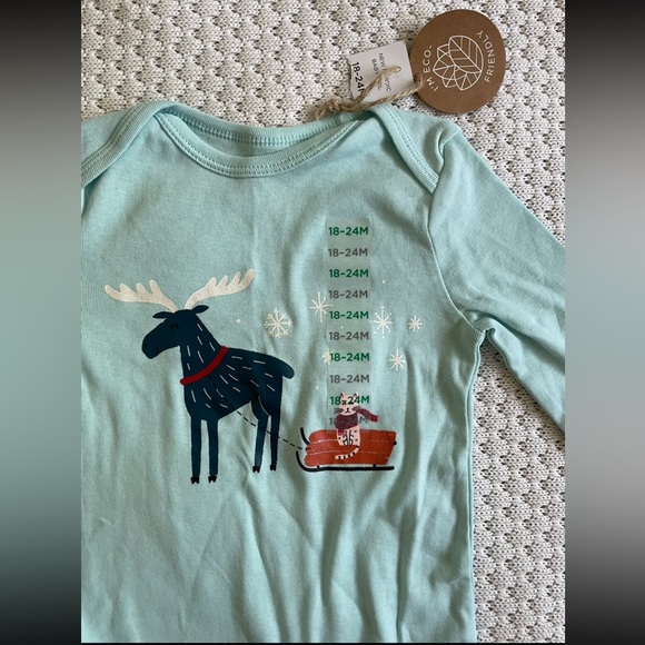 Dip long sleeve Christmas theme onesie - Picture 2 of 3